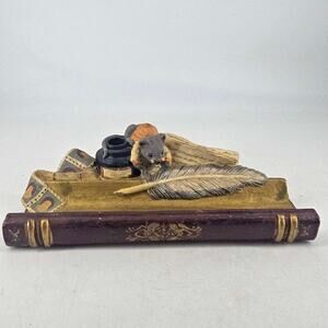 Vintage Figi Literary Friends desk organizer mouse pen holder 1998